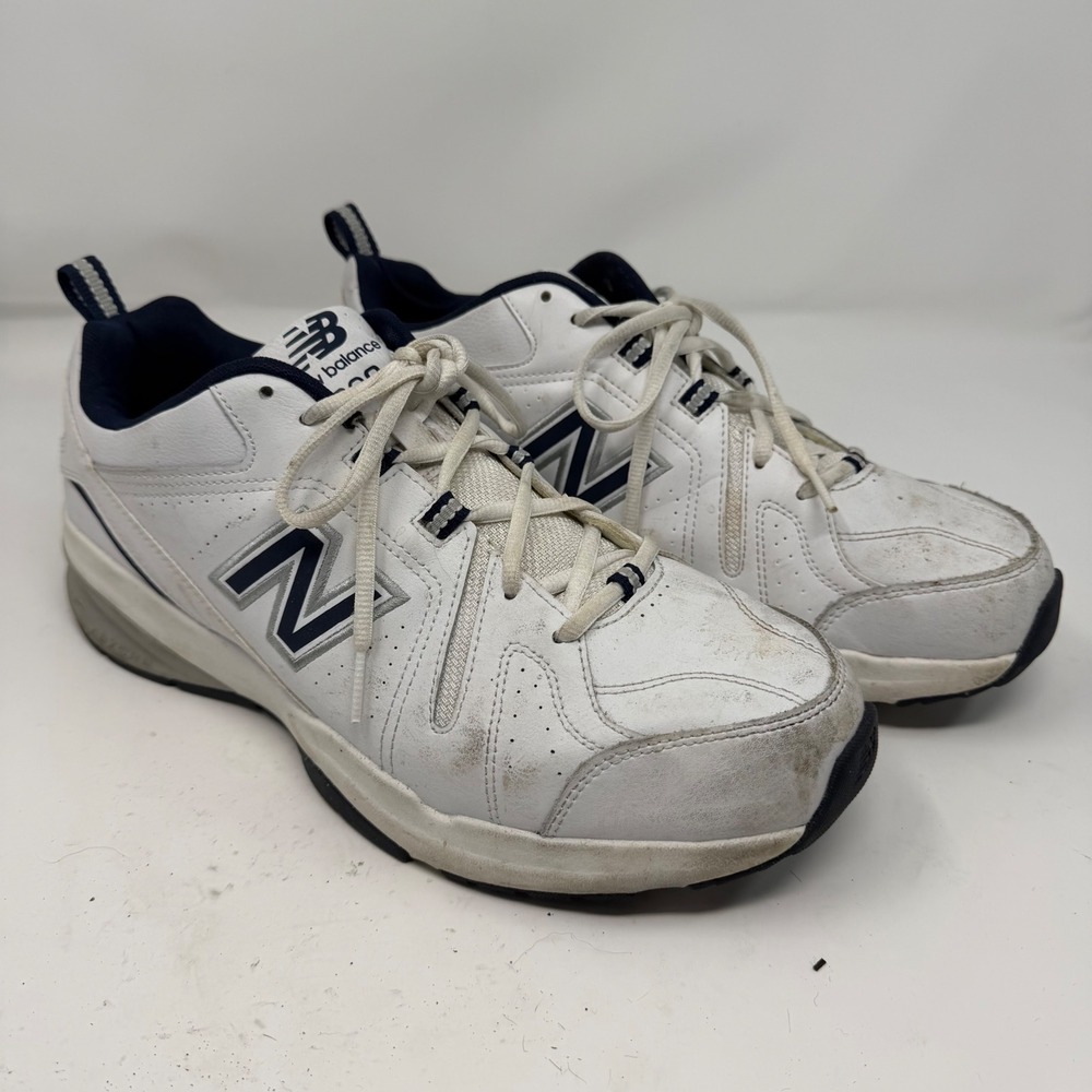 New‎ Balance 608 Mens 11.5 4E Extra Wide White Navy Training Shoes MX608WN5 v5
